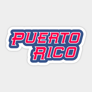 Puerto Rico Baseball Team Sticker